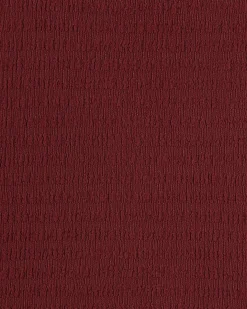 Red Textured Fitted T-Shirt