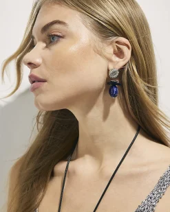 Silver Bead Drop Earrings