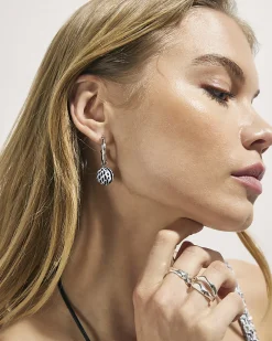Silver Bead Hoop Earrings Multipack