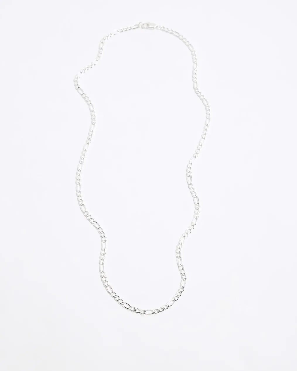 Silver colour chain necklace