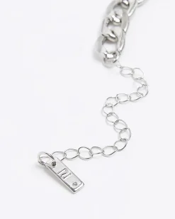 Silver Rhodium Chain Necklace