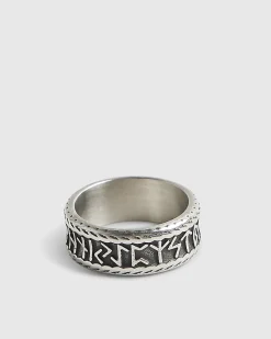 Silver Steel Nordic Ring
