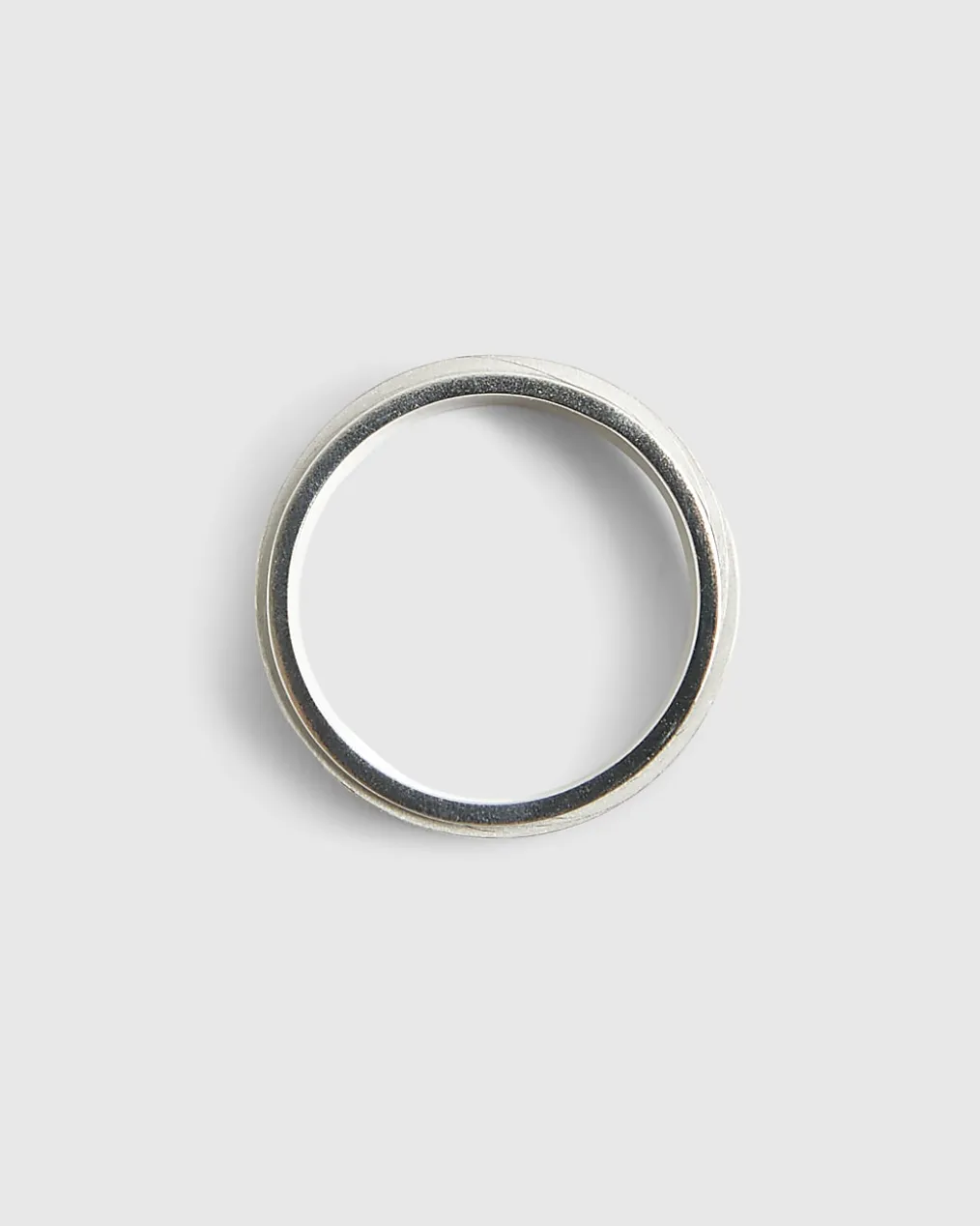Silver Steel Spinner Rings