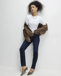 White & Beige Fitted T-Shirt Multipack
