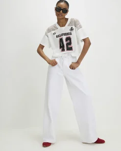 White California Lace Number T-Shirt
