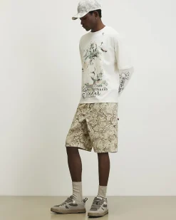 White Cotton Layered Renaissance T-Shirt