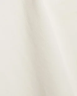 White Cotton Short Sleeve Loose Fit Top