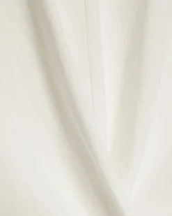 White Cotton Twist Front T-Shirt