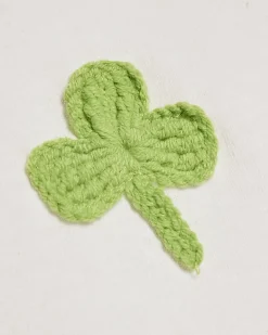 White Crochet Clover Lucky Me T-Shirt