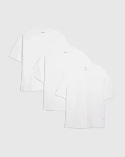 White Essential Oversized Fit T-Shirts 3 Pack