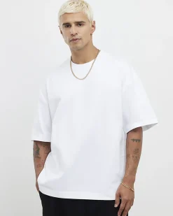 White Essential Oversized Fit T-Shirts 3 Pack