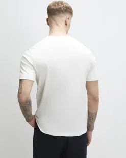 White Essential Slim Fit V Neck T-Shirt