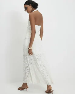 White Lace Maxi Skirt
