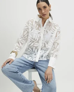 White Lace Shirt