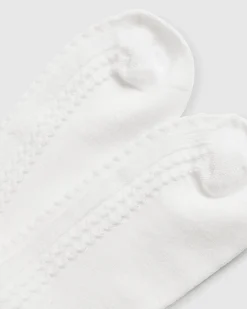 White Large Lace Frill Socks