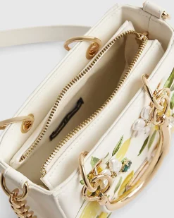 White Lemon Pearl Tote Bag
