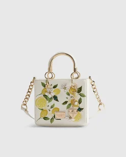 White Lemon Pearl Tote Bag