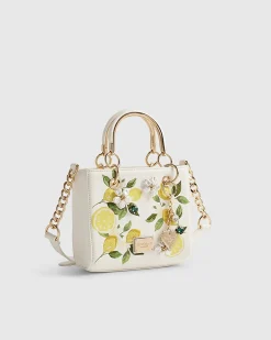 White Lemon Pearl Tote Bag