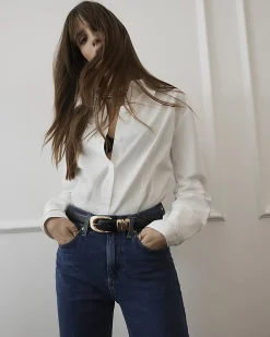 White Long Sleeve Fitted Shirt