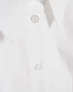 White Long Sleeve Fitted Shirt