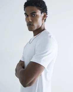 White Multi Coloured Slim Fit T-Shirts 3 Pack