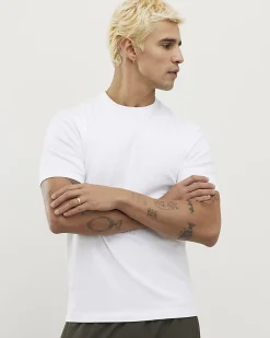 White Muscle Fit Cotton T-Shirt 3 Pack