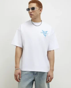 White Oversized Cotton Ame Saint T-Shirt