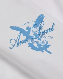 White Oversized Cotton Ame Saint T-Shirt