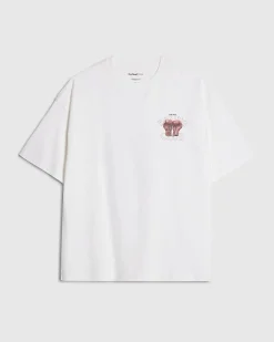White Oversized Cotton Boxing Club T-Shirt