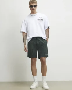 White Oversized Cotton Couture Print T-Shirt