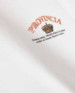 White Oversized Cotton Crest T-Shirt