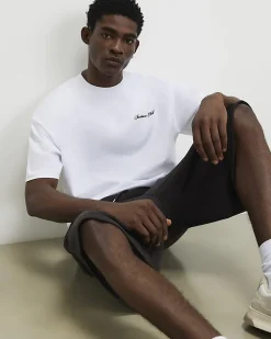 White Oversized Cotton Sanctuaire T-Shirt