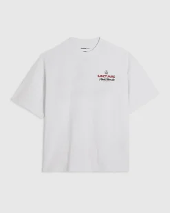 White Oversized Cotton Sanctuaire T-Shirt