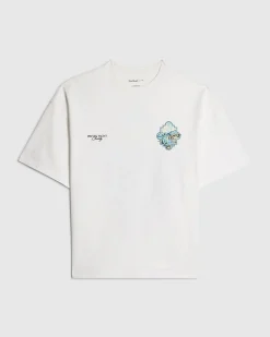 White Oversized Cotton St Tropez T-Shirt