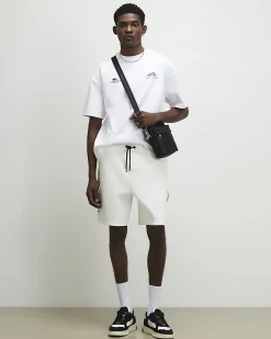 White Oversized Fit Cotton Sanctuaire T-Shirt