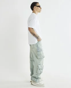 White Oversized Fit Washed Midweight T-Shirt
