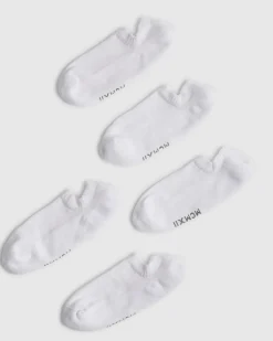 White Pack Of 5 Liner MCMXII Socks