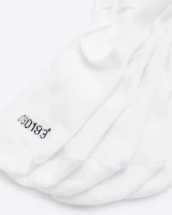 White Pack Of 5 Liner Socks