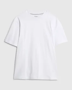 White Regular Fit Cotton Midweight T-Shirt