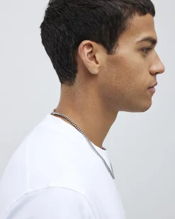 White Regular Fit Cotton Midweight T-Shirt