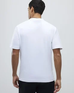 White Regular Fit Cotton Midweight T-Shirt