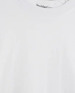 White Regular Fit Cotton Midweight T-Shirt
