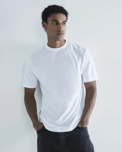 White Regular Fit Crew Neck T-Shirts 3 Pack