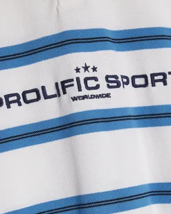 White Regular Fit Prolific Stripe Polo Shirt