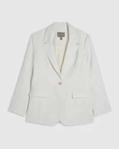 White Single Breasted Blazer