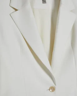 White Single Breasted Blazer