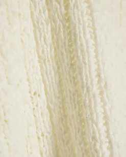 White Sleeveless Asymmetric Knit Vest Top