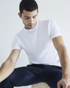 White Slim Fit Crew Neck T-Shirt 3 Pack