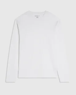 White Slim Fit Crew Neck Midweight T-Shirt
