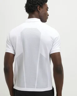 White Slim Fit Lightweight Polo Shirt